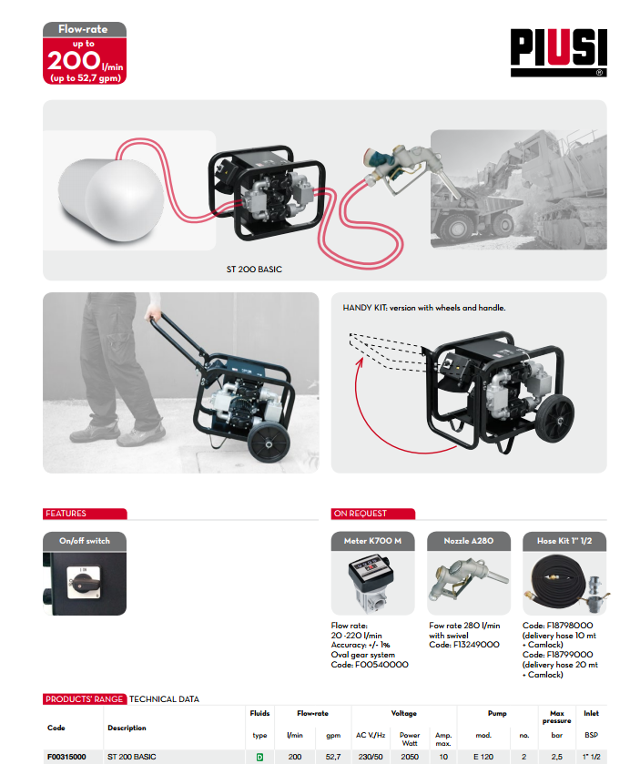 大流量柴油输送泵组